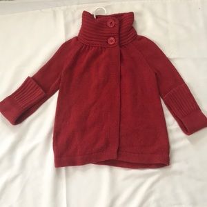 RED TURTLENECK SWEATER ( WOMENS SMALL )